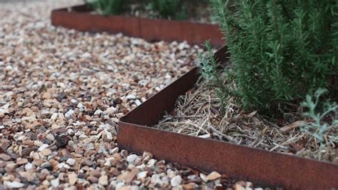 metal edging at tree boxes public areas|tree edging guide.